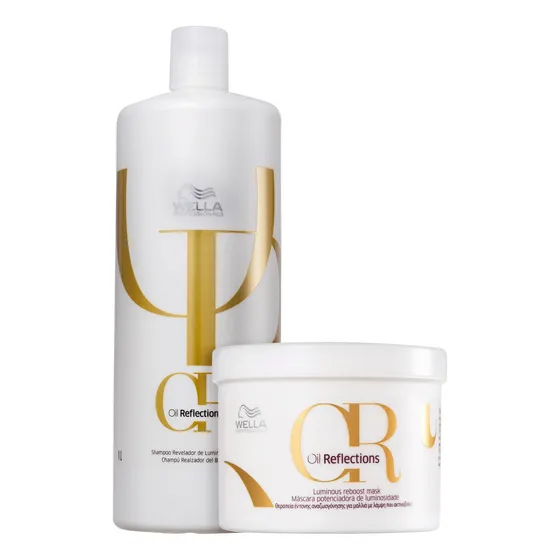 Wella Prof Oil Reflections Kit Shampoo 1l + Mascara 500ml