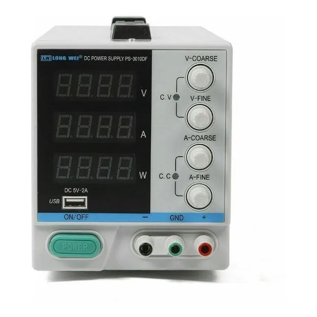 Fuente Regulada Variable 4 Digitos Usb 0-30v 10a Y Regalo