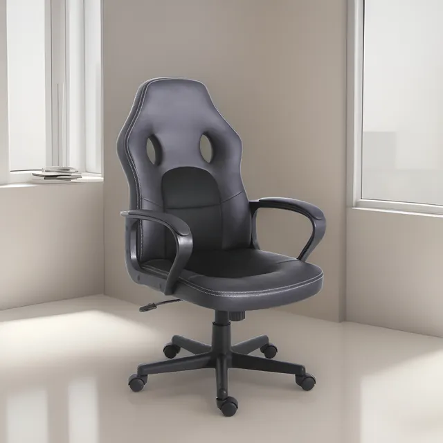 Silla Gamer Bt-91169h-1 Negra Regulable- Telecompras Sc