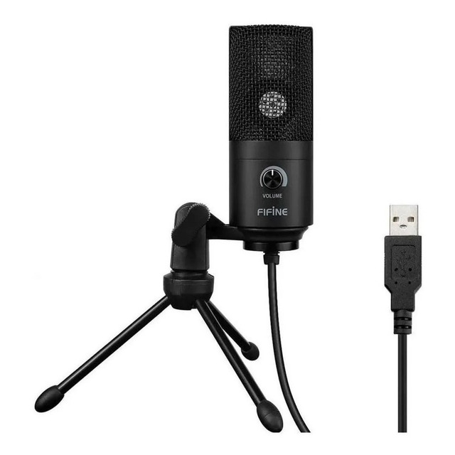 Microfone Fifine K669b Condensador Cardioide Cor Preto Microfone Fifine K669b Condensador Cardioide Cor Preto
