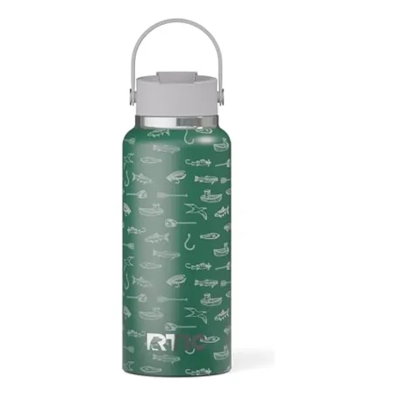 Rtic Botella Outback Aislada Con Forro De Cerámica