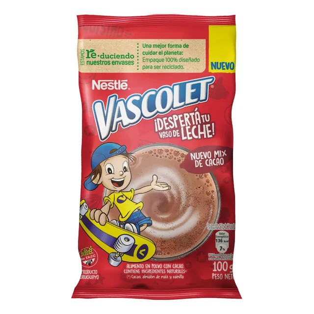 Cocoa En Polvo Vascolet 100 Grs.