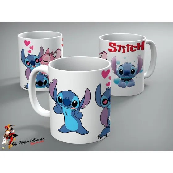 Taza De Ceramica Stitch 02