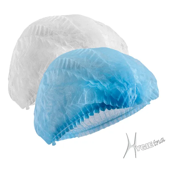 Gorro Descartable Blanco/azul Paquete 100 Unidades 
