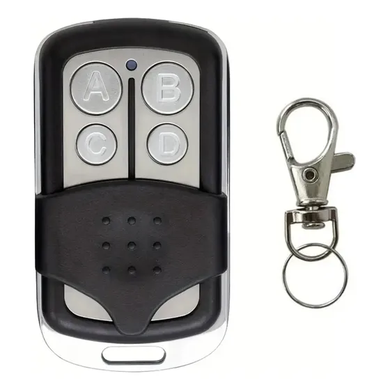 Control Remoto Copiador Llavero Porton Autom Alarmas 315 Mhz Negro/azul