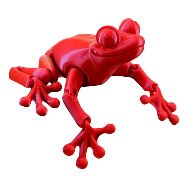 Brinquedo Articulado Impresso Em 3d Sapo Impresso Em 3d Fidg