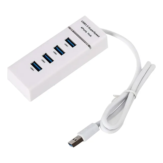 Hub De 4 Puertos Usb 3.0 Con Cable De 30cm