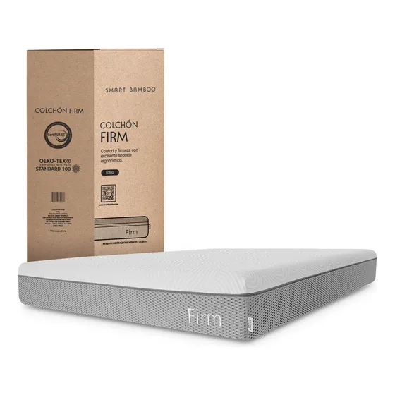 Colchon Matrimonial Con Memory Foam Smart Bamboo