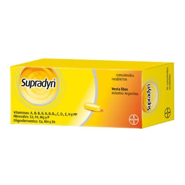 Supradyn Multivitamínico X 60 Comprimidos 20% Off