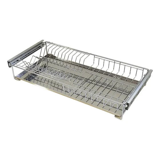 Escorredor De Embutir Cromado P Nicho 60cm - Bandeja Inox