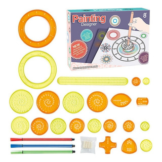 Regla De Dibujo Geométrico 27 Unids/set Regla De Dibujo Geom Regla De Dibujo Geométrico 27 Unids/set Regla De Dibujo Geom