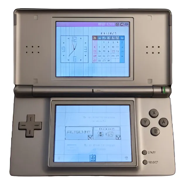 Nintendo Ds Lite Color Gris + R4 + Memoria Sd 2gb