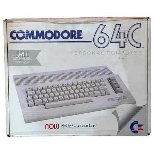 Computadora Retro Commodore 64c En Caja Funcionando