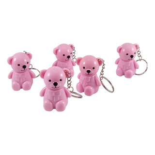 Caja De 12 Lip Gloss En Forma De Oso Con Llavero Acabado Mat Caja De 12 Lip Gloss En Forma De Oso Con Llavero Acabado Mat