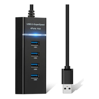 Adaptador 4 Puertos Compatible Usb 3.0 Hub Superspeed 5gbps Adaptador 4 Puertos Compatible Usb 3.0 Hub Superspeed 5gbps