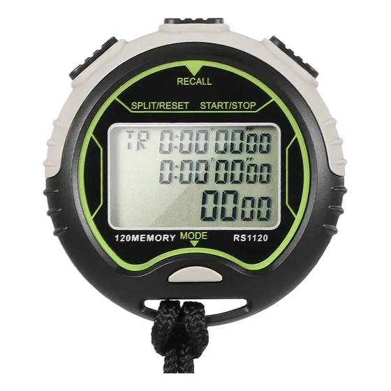 1 Cronómetro Deportivo Digital Profesional Impermeable Lcd