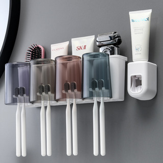 Set De Soporte De Pared Para Cepillos De Dientes Para Baño Set De Soporte De Pared Para Cepillos De Dientes Para Baño