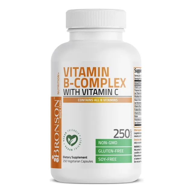 Complejo B Con Vitamina C 250 Tabletas Bronson 