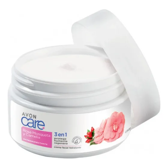 Crema Rosa Mosqueta Y Camelia Avon - G Momento De Aplicación Día/noche Tipo De Piel Todo Tipo De Piel