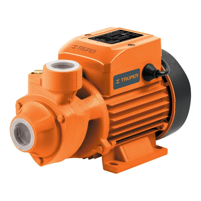 Bomba Periférica, 1/2 Hp Truper Color Naranja Fase Eléctrica Monofásica Frecuencia 60 Hz Naranja 60 Hz Monofásica