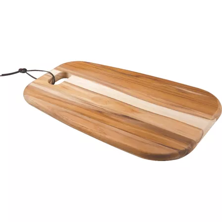 Tabla De Picar Tramontina Madera Teca 40x27cm Queso Fiambres