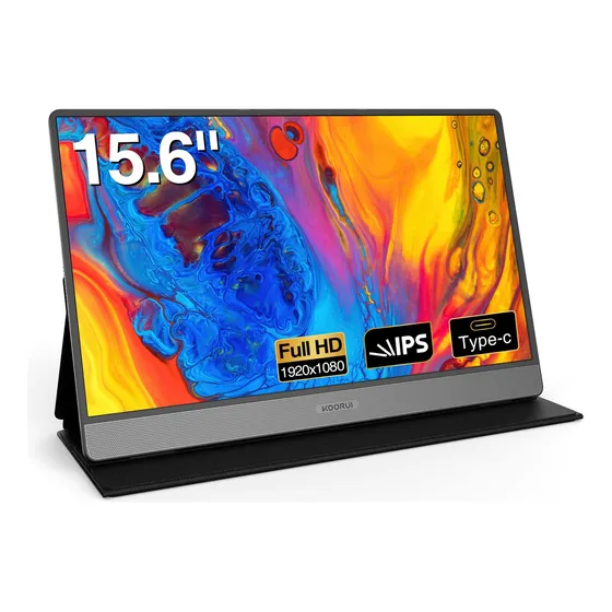 Koorui Monitor Portátil De 15.6 Pulgadas 1080p Fhd Portátil
