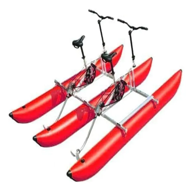 Bicicleta Acuatica Para Lago 2 Persona Inflable Pedal Barco