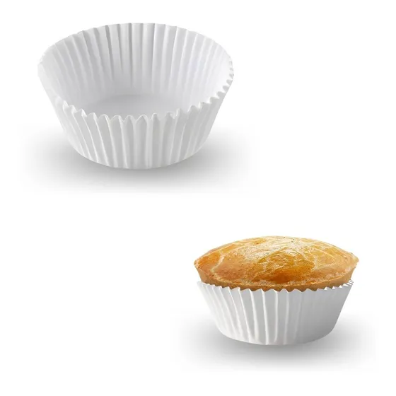 Forminha De Papel Branca Doce Brigadeiro Numero 0b C/ 1000un
