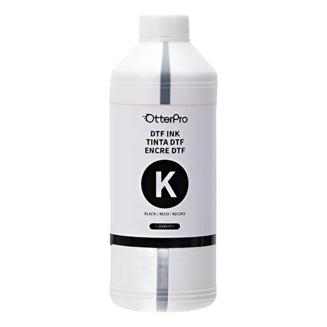 Tinta Black De Dtf Otter 1 Litro Negro