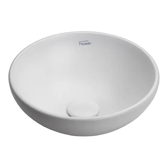 Bacha Chica Ferrum Persis L17KF-B Blanca - Acabado Brillante, Diseño Moderno y Compacto, Ideal para Baños Pequeños, Fabricada en Porcelana Sanitaria, Alta Durabilidad y Fácil Limpieza