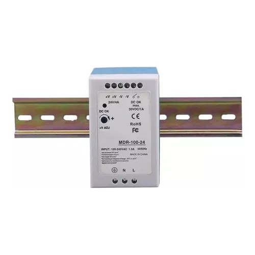 Fuente De Poder Mdr-100-24 Mean Well, 100w: 24vcd 4a