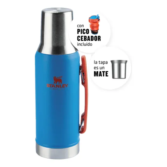 Termo Stanley Original Mate System 1.2 Lts Color Azure