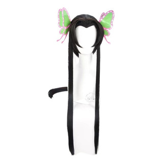 Demon Slayer Kanae Kocho Cosplay Peluca Pelo Largo 100cm Demon Slayer Kanae Kocho Cosplay Peluca Pelo Largo 100cm