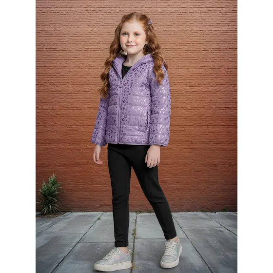 Jaqueta Com Capuz Infantil Menina Trick Nick Inverno