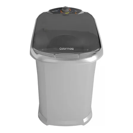 Tanquinho Colormaq Lavadora Roupas Semi-automática Lcs 6kg Cor Prata