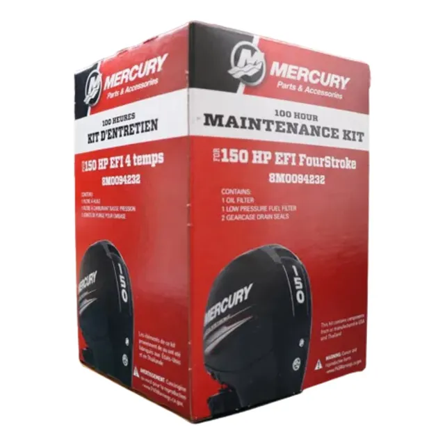 Kit De Revisão Motor Popa 100 Horas Mercury 150hp 4 Tempos