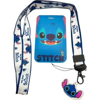 Gafete De Lilo Y Stitch 2 + Cordón Lanyard + Cinta Gafete Gafete De Lilo Y Stitch 2 + Cordón Lanyard + Cinta Gafete