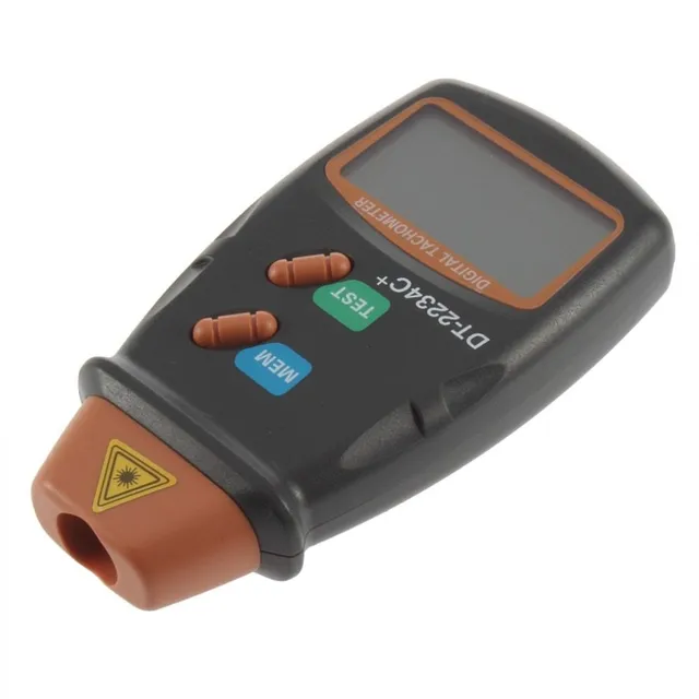 Tacometro Digital Mide Rpm Con Laser Mas Cinta Reflectiva 