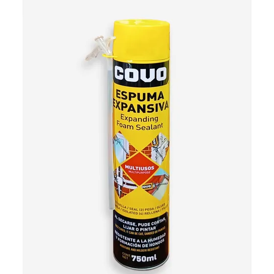 Espuma Expansiva Covo 750ml De Poliuretano
