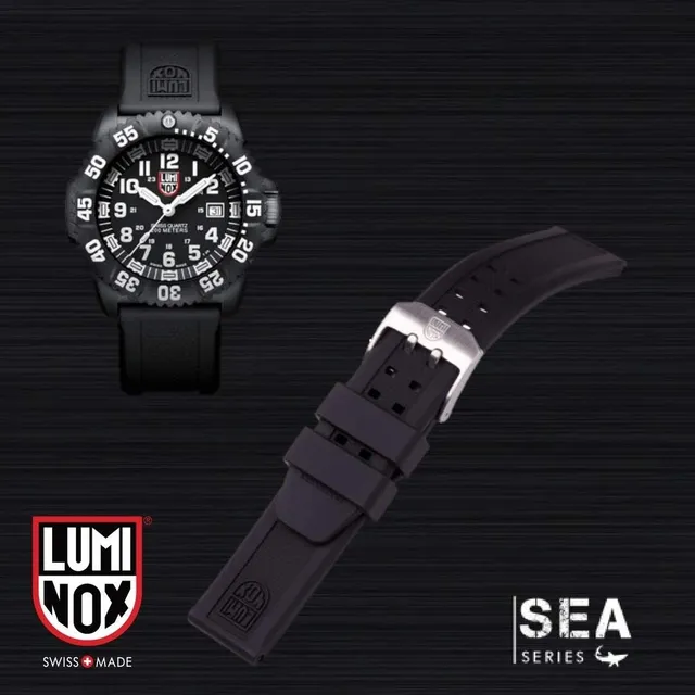 Correa Luminox Reloj Serie 3050 3950 23mm Negro