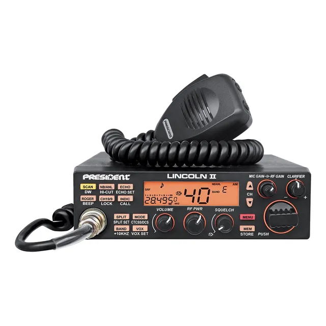 Radio Cb Lincolnii 10-12 Metros President Electronics