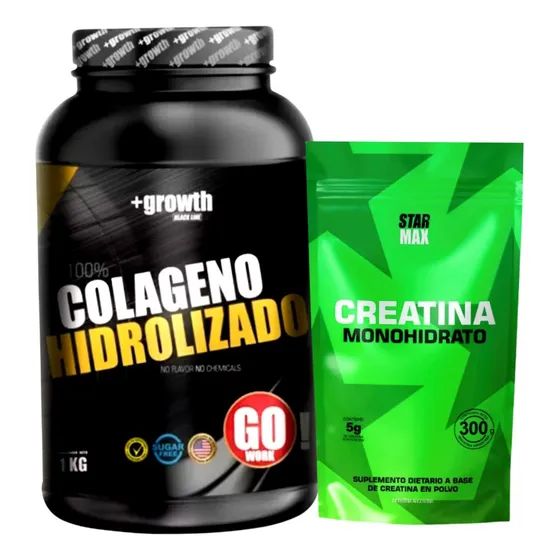Creatina + Colágeno Hidrolizado Black +vitamina C