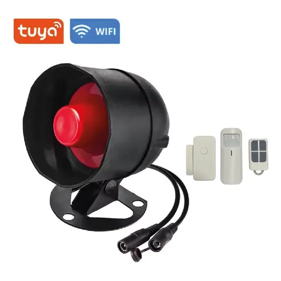Alarma Sirena Wifi 110db Kit Sensor Pir Sensor Puerta Sistem