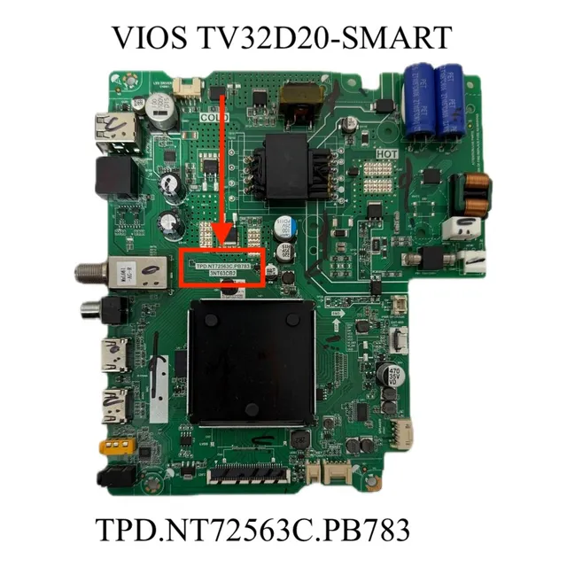 Tarjeta Main Vios Tv32d20-smart Tpd.nt72563c.pb783