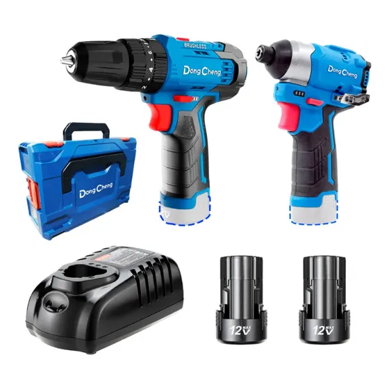 Taladro Atornillador Y Llave Impacto Dongcheng Dckit25ek Bl