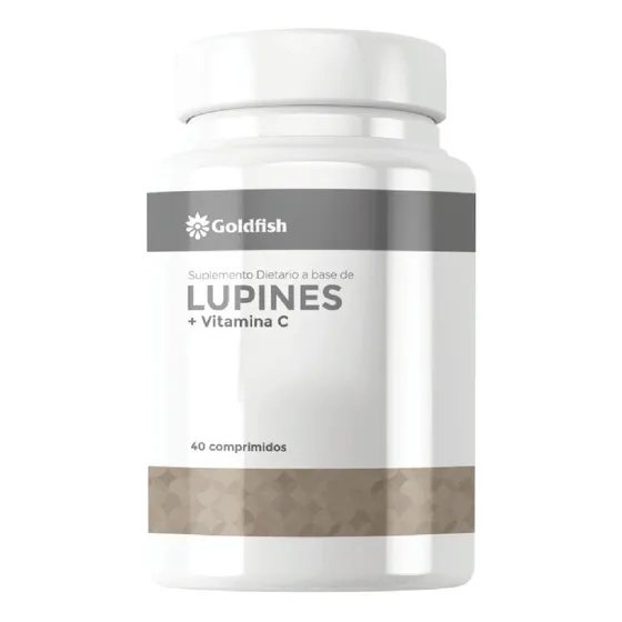 Lupines + Vitamina C | Goldfish | X 40 Comprimidos Sabor Neutro
