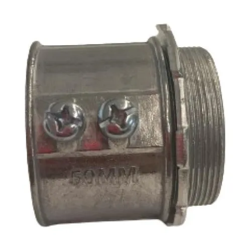 Pack 3 Conectores  Emt 50mm Con Perno Y Contratuerca