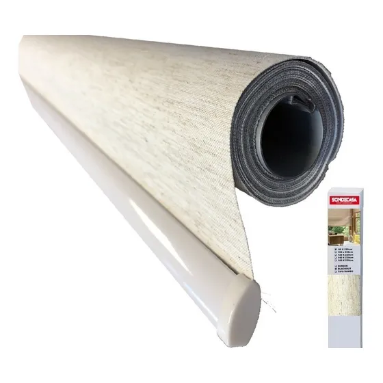Cortinas Roller Blackout 1,20x2,20m Lino Listas Para Colocar