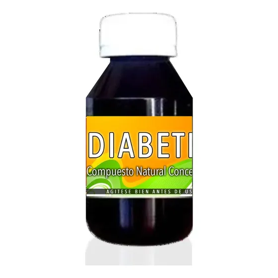 Diabetes Solución Potenciada - 100% Natural - 100cc