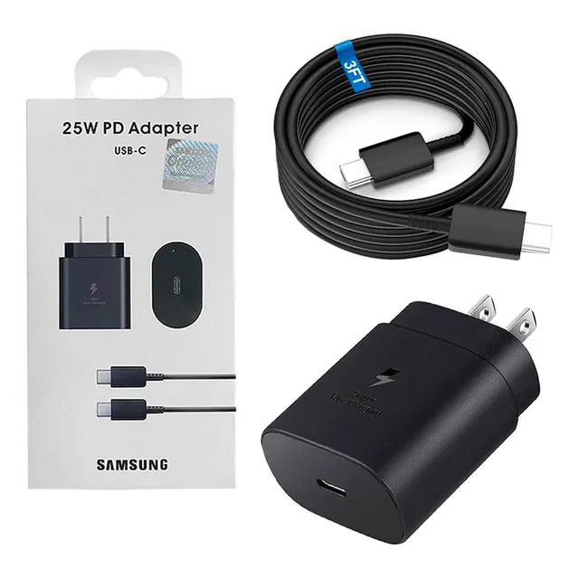 Cargador Samsung Usb Tipo C A Tipo C Carga Rápida 25w